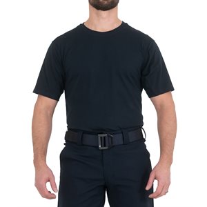 Short Sleeve Tactix Navy Cotton Tee