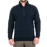 First Tactical Tall 1 / 4 Zip Navy Cotton Job Shirt
