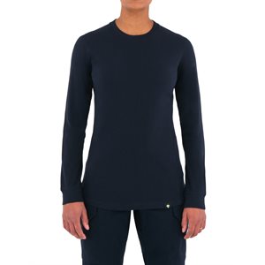 Women's Long Sleeve Tactix Navy Cotton Tee