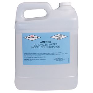 Amerex 671-2, 2.5 Gallon Deionized Water Mist Fire Extinguisher Refill Charge